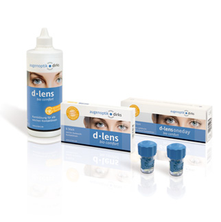d-lens bio comfort: Hochwertig in der Verarbeitung und biokompatibel in der Anwendung